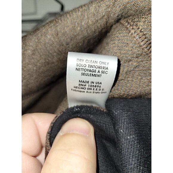 Worth New York Maple Quilted Herringbone A Line Cotton Wool Blend Skirt Size 6 - Picture 8 of 9